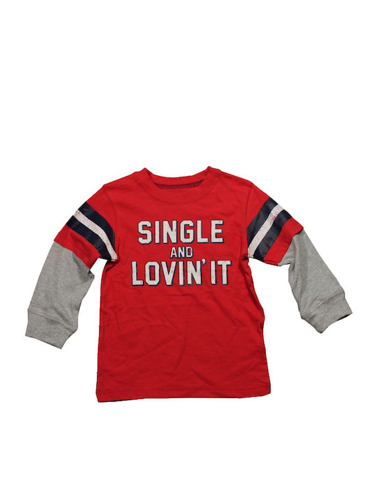 Kids' Shirt Long Sleeve Red