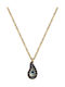 Necklace from Gold 14K with Zircon