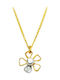 Polytimo Charm aus Gold 14K mit Perlen