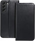 smart magneto Книга Текстил / Силикон Черен (Galaxy XCover 5)