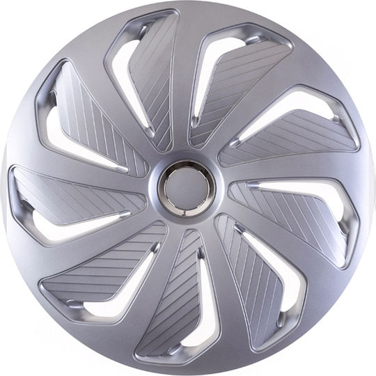 Versaco Комплект тапи за колела на автомобил Wind Rc Cbx 4бр 15" Gray/Gray