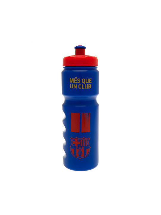 Team Plastic Water Bottle 750ml Blue