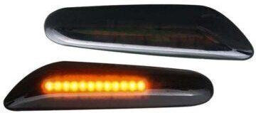 Dynamic Led Flash Fender Bmw E46 E60 E81 E82 E83 E84 E87 E88 E90 E91 E92 E93 X3 X1 Tinted 2 Pieces