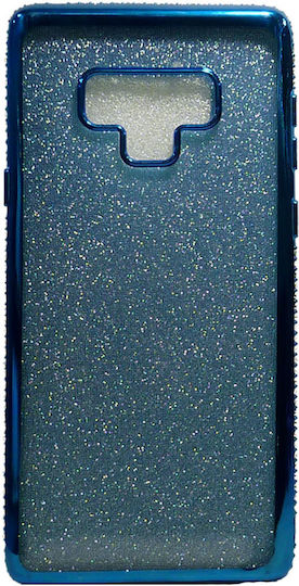 Σχέδιο Glitter Περιμετρικά Strass Back Cover Σιλικόνης (Galaxy Note 9)