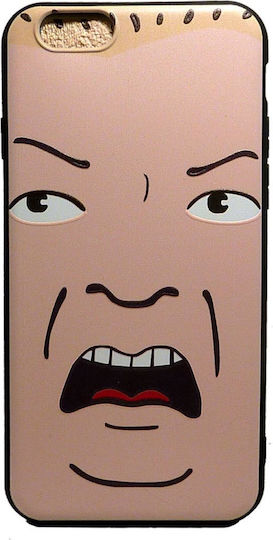 Design Angry Face Back Cover Silicon (Huawei P20 Lite)