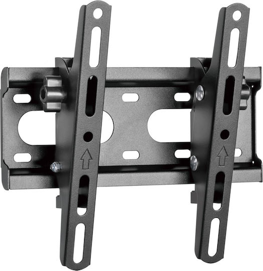 Powertech PT-1126 Βάση Τηλεόρασης Τοίχου έως 43" και 45kg Μαύρο