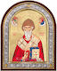 SilverBrand.gr Εικόνα Свети Спиридон Silver 23x18см.