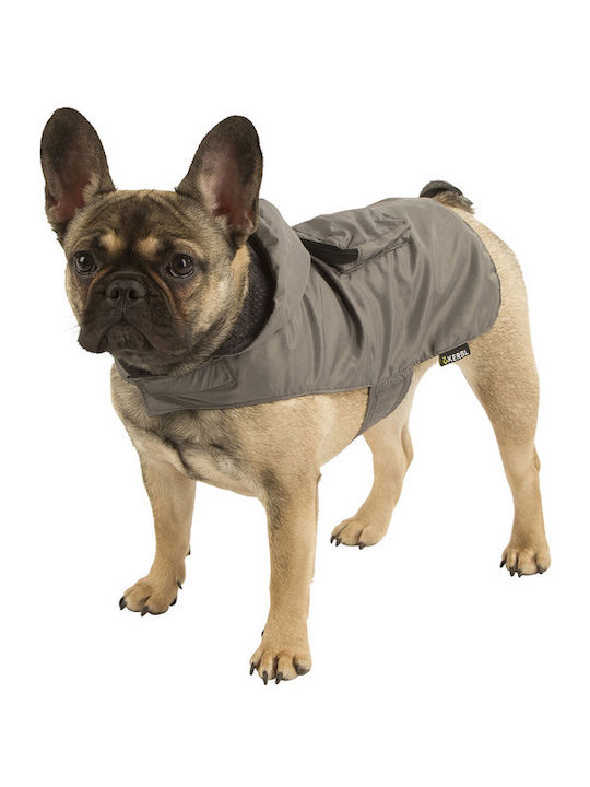 Kerbl Green Waterproof Dog Coat with Hood with 40cm Back Length