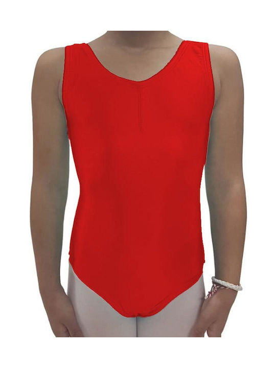 Godance Kids Dance Bodysuit Red