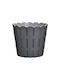 Click Pl Planter Plastic Gray 25x25x22cm.