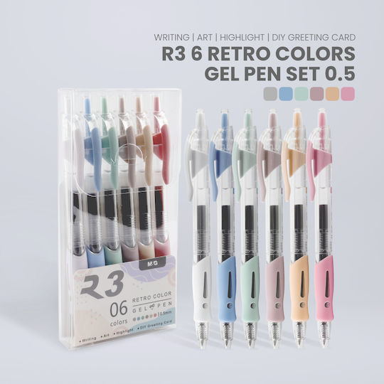 M&G Στυλό Gel 6τμχ