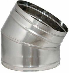 Technometal Chimney Corner Pipe Inox 230mm