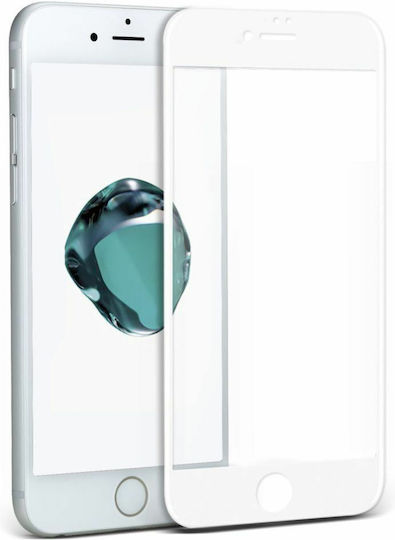 Plus 9η Tempered Glass Λευκό (iPhone 6 / 6S Plus)