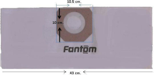 Fantom Sac Aspirator 5buc Compatibil cu Aspirator Fantom