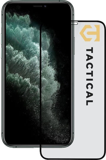 Tactical Glass Shield 5D Gehärtetes Glas Schwarz (iPhone 11 Pro)