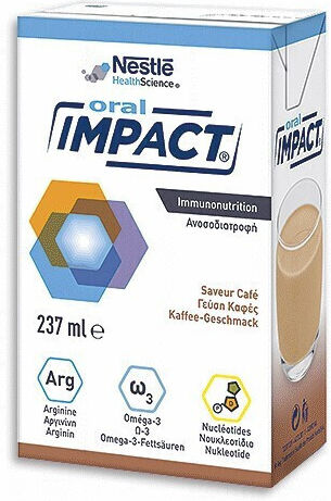 Nestle Impact Oral Rtd Supplement For Immune System Support 237ml Coffee