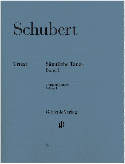 G. Henle Verlag Schubert - Samtliche Tanze N.1 за Пиано