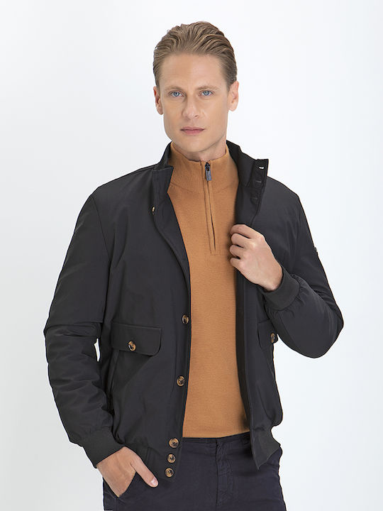 Markup Herren Winter Jacke Lässig ΜΑΥΡΟ