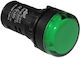 Panel Φ22 LED Indicator Light Green 230V (5910101012387)