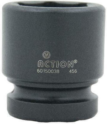 Action Socket Pneumatic Hex with Square Drive 3/4" Diameter 3/4"