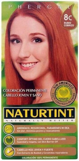 Naturtint Боя За Коса Без Амоняк 8C Рус Огнено Кестеняв