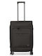 Airtex Paris Μεσαία Βαλίτσα Ταξιδίου Υφασμάτινη Γκρι με 4 Ρόδες Ύψους 65.5εκ.