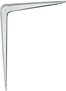 Amig Metallic Corner Shelf White 125x100mm 28954
