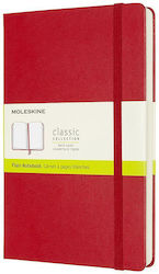 Moleskine Notizblock mit leeren Seiten Rot QP062EXPF2