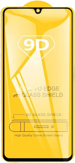 Schutz 9D Vollflächig gehärtetes Glas Schwarz (Huawei P Smart 2019/P Smart+ 2019)