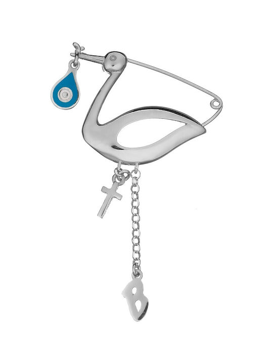 Verorama Child Safety Pin made of Silver for Boy