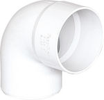 Fasoplast Pipe Elbow Fitting PVC 50mm ΕΑΛΚ05087