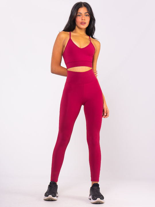 The Lady Women's Legging High Waisted Bordeaux