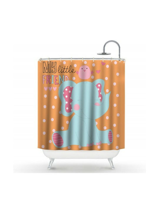 Houseart Shower Curtain 150x180cm Elephant