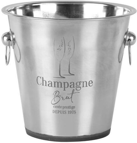 Champagners simple Inox cu dimensiunile 22x22x21cm