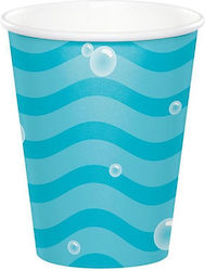 Creative Converting Ocean Glass for Party 8 Pieces