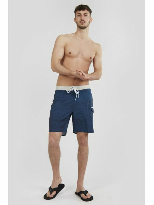 Fundango Herren Badebekleidung Shorts Navala Blue