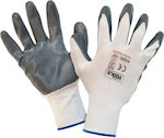 Gloves for Work Gray Nitrile