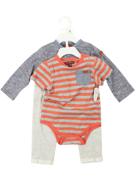 7 for All Mankind Set Baby Bodysuits Orange