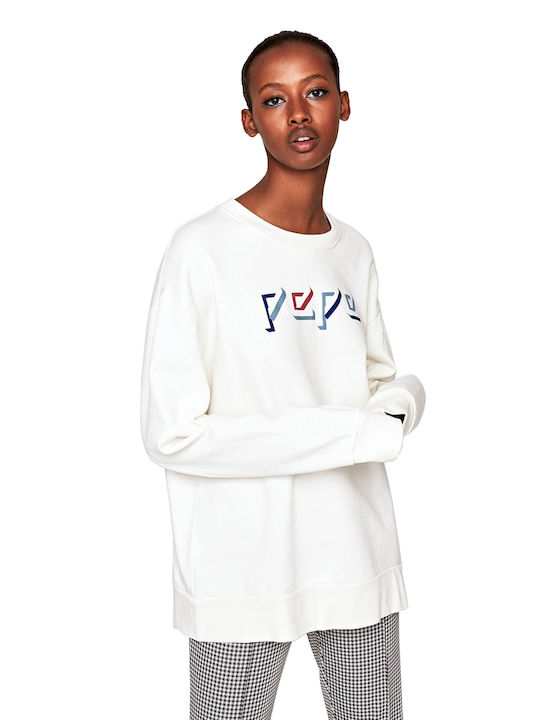 Pepe Jeans Robin Women's Sweatshirt 803/OFF WHITE