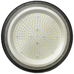 Atman Commercial Bell Light 200W Cool White 20000lm with Built-in LED White Ø36xH3cm Atman Commercial Bell Light 200W Cool White 20000lm with Built-in LED White Ø36xH3cm