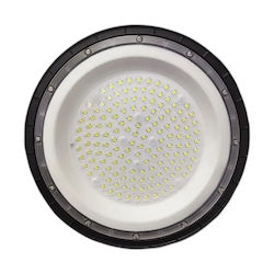 Atman Commercial Bell Light 100W Cool White 10000lm with Built-in LED White Ø26xH3cm Atman Commercial Bell Light 100W Cool White 10000lm with Built-in LED White Ø26xH3cm