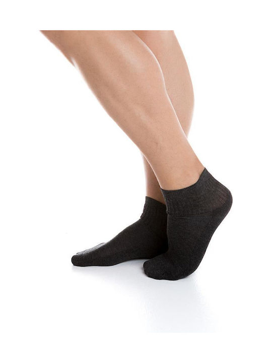 Inizio Men's Solid Color Socks ANTHRACITE (ANTHRACITE)