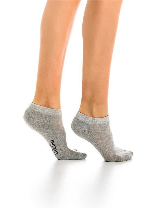 Inizio Damen Einfarbige Socken GRI 1Pack