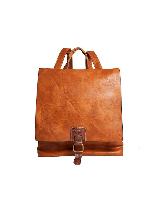 V-store Women's Bag Backpack Tabac Brown