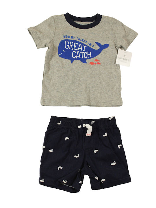 Carter's Set Summer 2pcs Gray