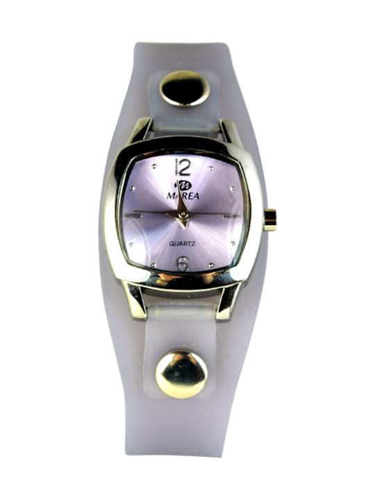 Marea Damen Uhr mit Lila Kautschukarmband
