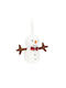 Jellycat Christmas Snowman Ornament White