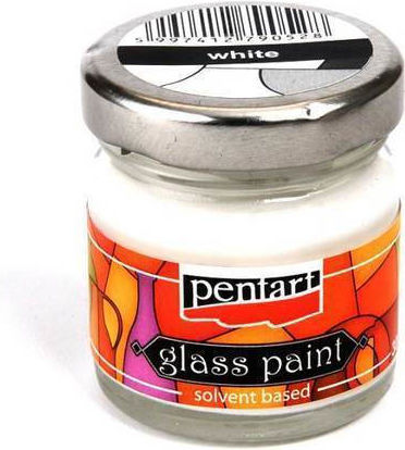 Pentart Vopsea Specială pentru Craft Alb pentru Sticlă 30ml