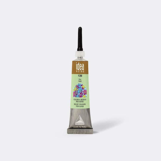 Maimeri Spezielle Handwerksfarbe Gold Für Glas 20ml
