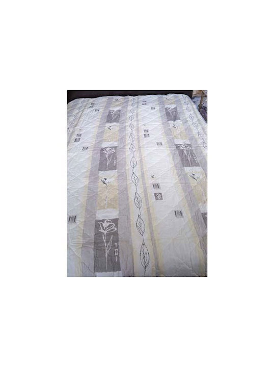 VS Home Tagesdecke Einzelbett Baumwolle Grey 160x220cm